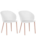Set di 2 sedie da pranzo BLAYKEE Bianco