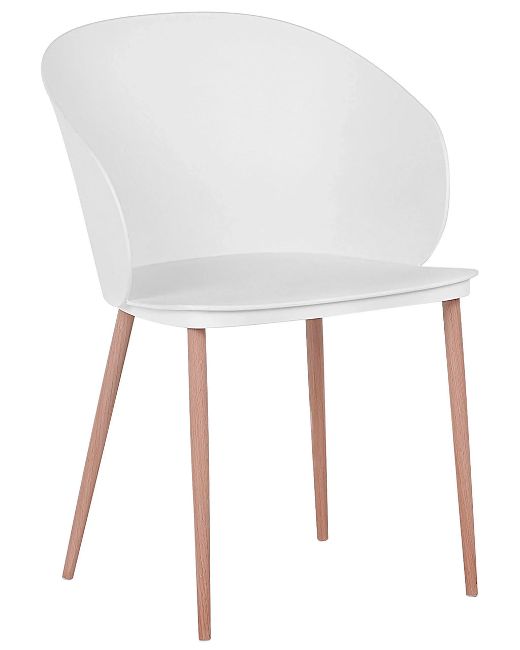 Lot de 2 chaises de salle à manger Blanches