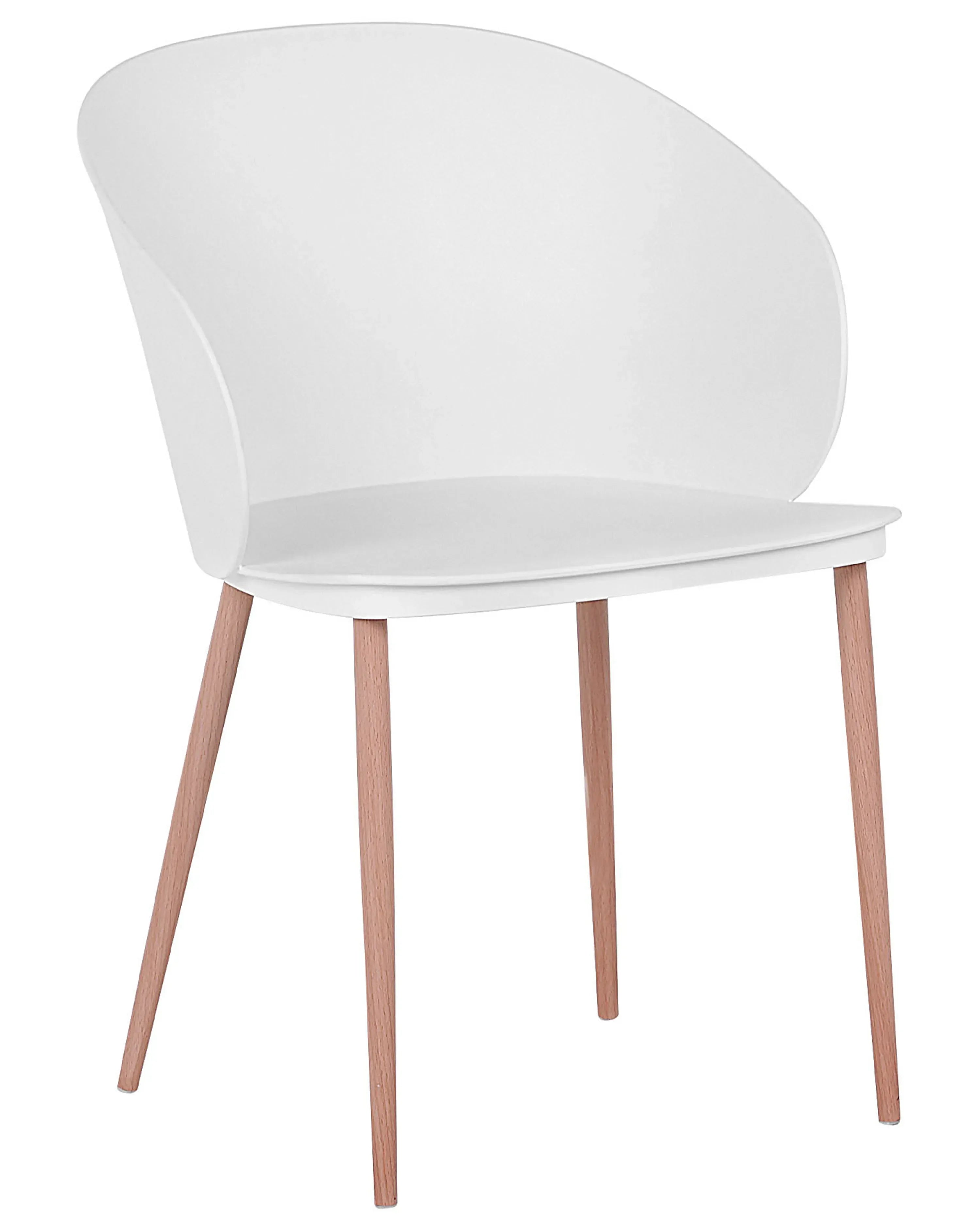 Lot de 2 chaises de salle à manger Blanches