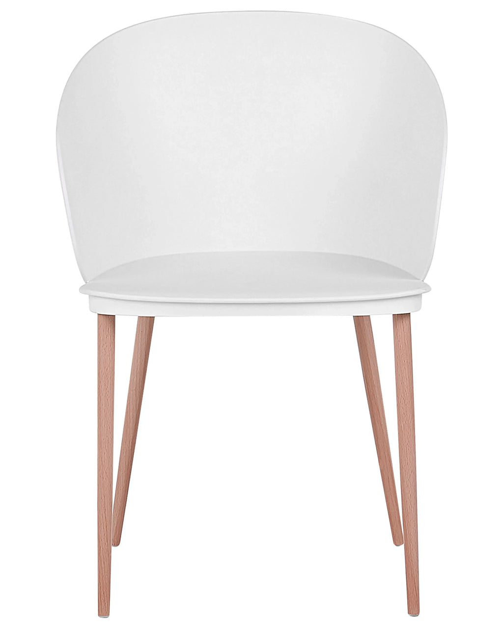 Lot de 2 chaises de salle à manger Blanches