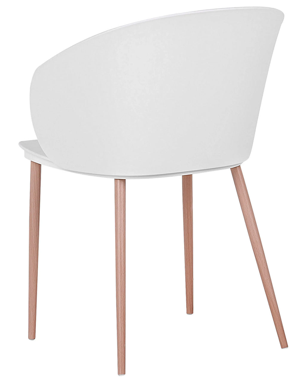Lot de 2 chaises de salle à manger Blanches