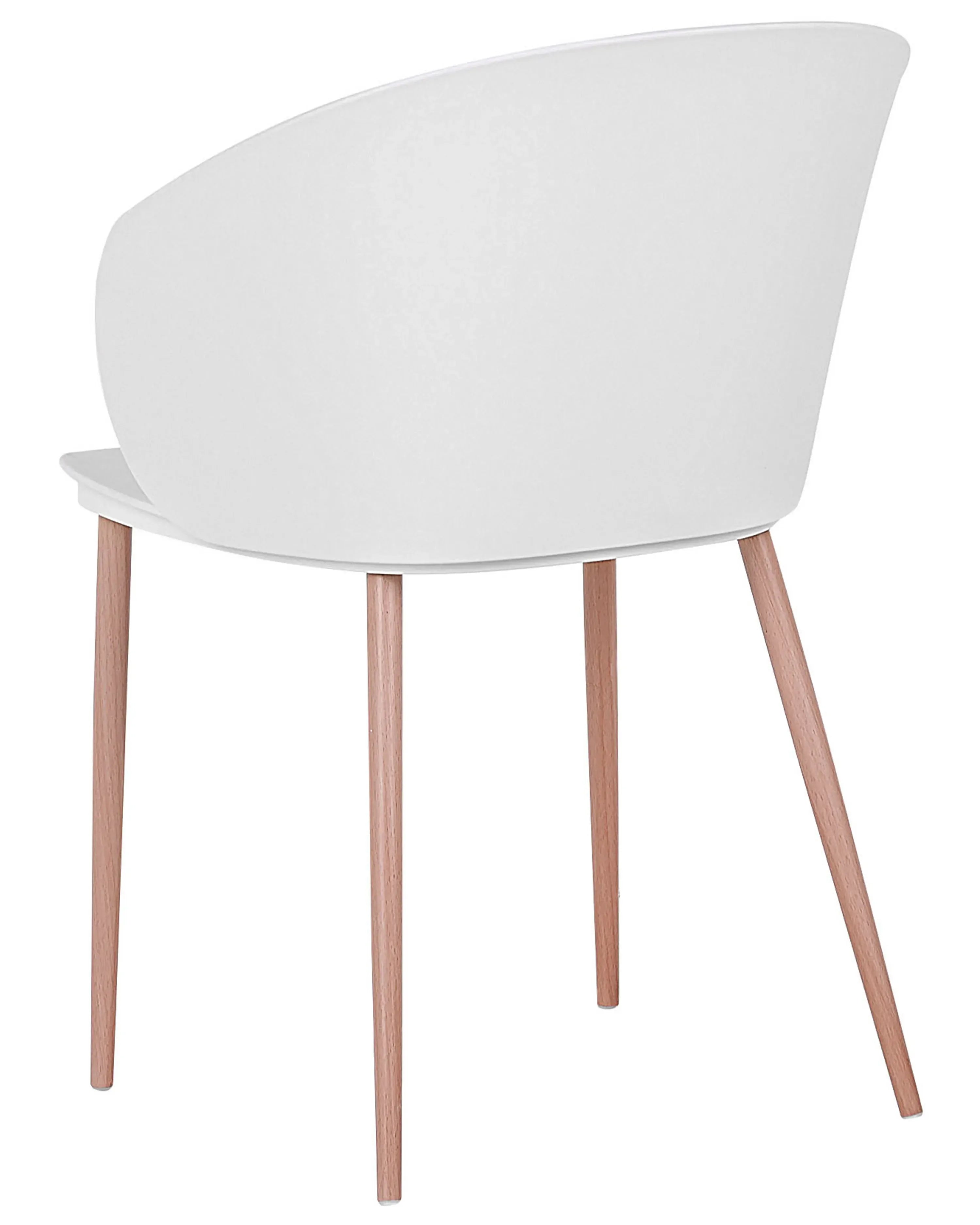 Lot de 2 chaises de salle à manger Blanches