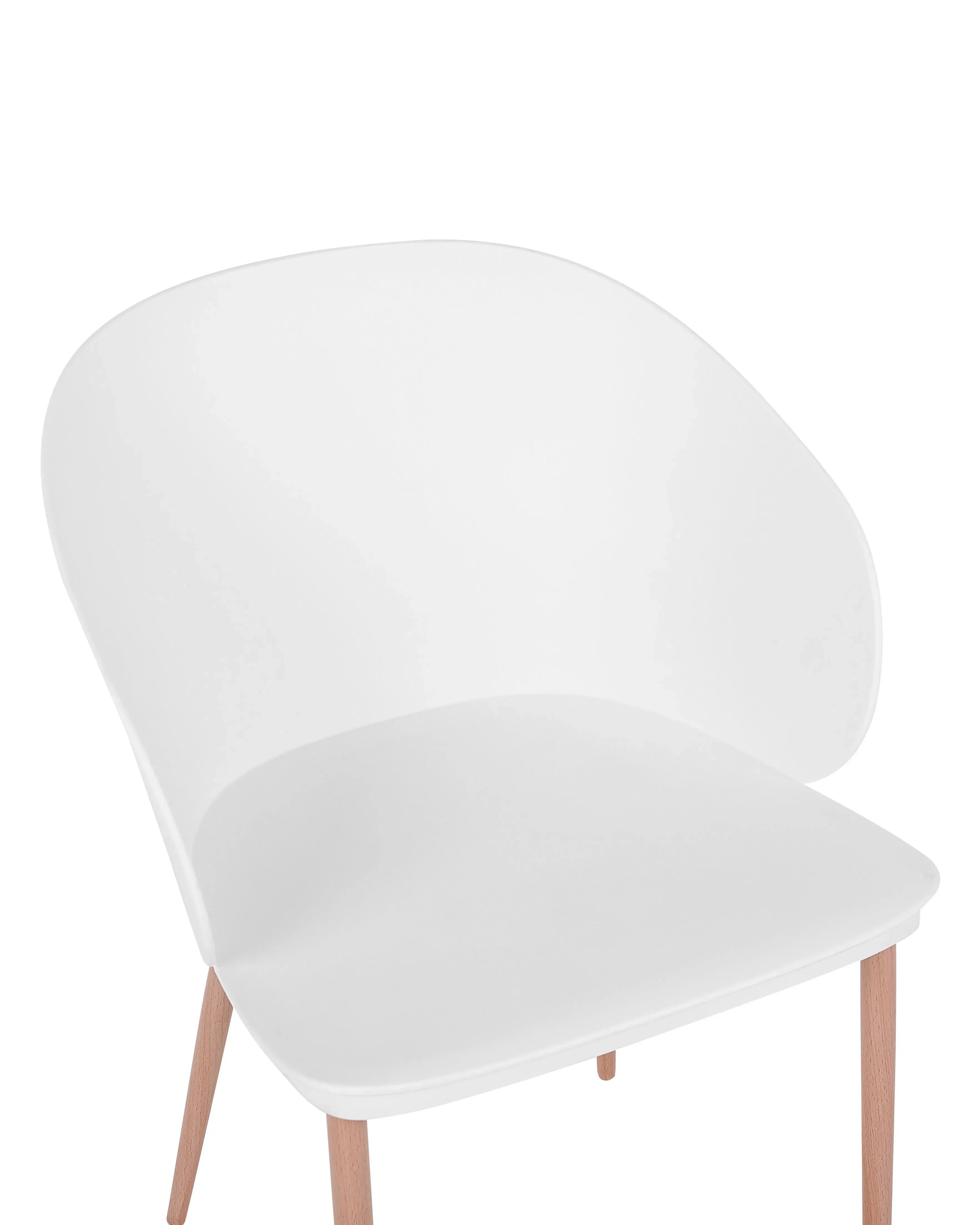 Lot de 2 chaises de salle à manger Blanches