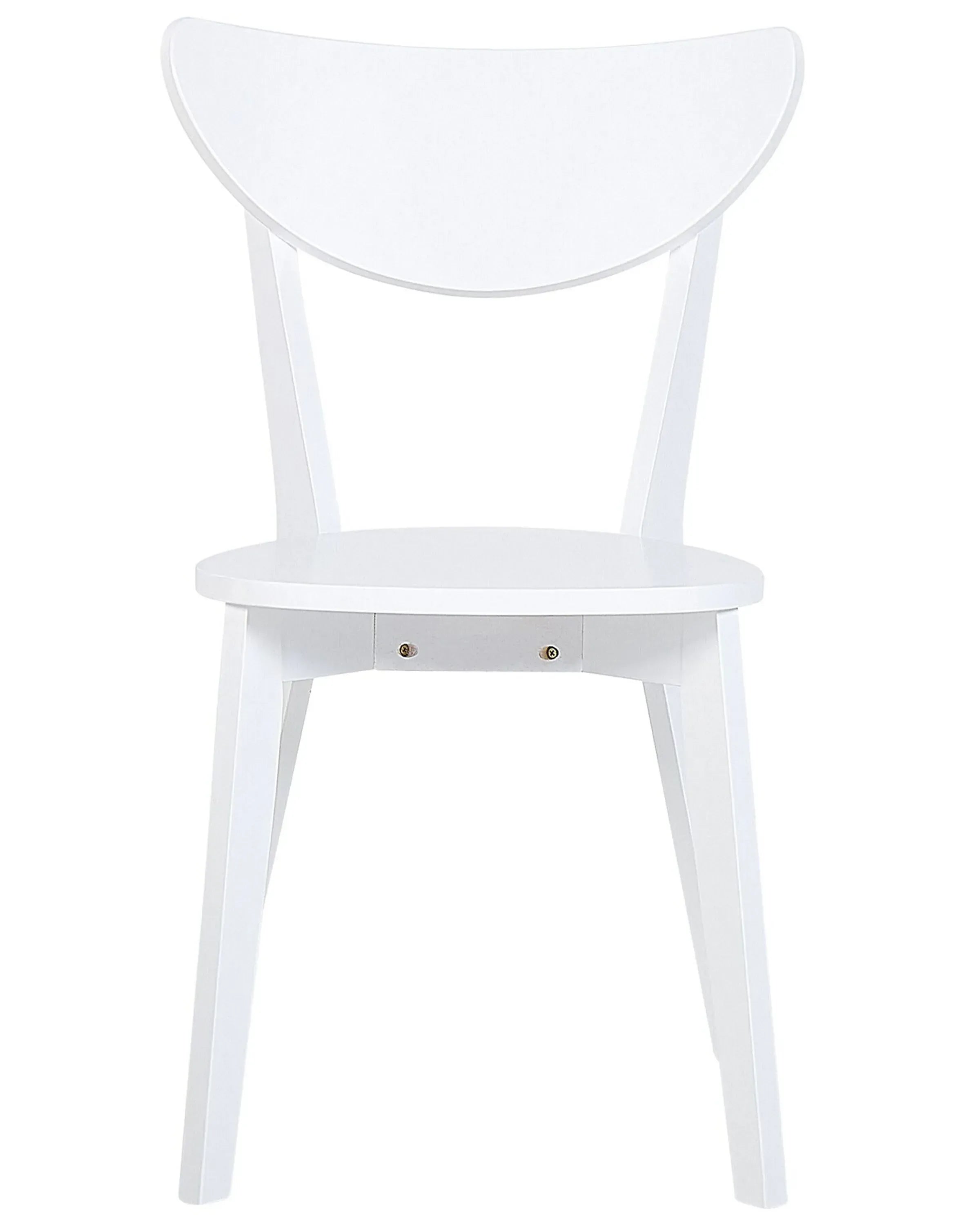 Lot de 2 chaises de salle à manger Blanches