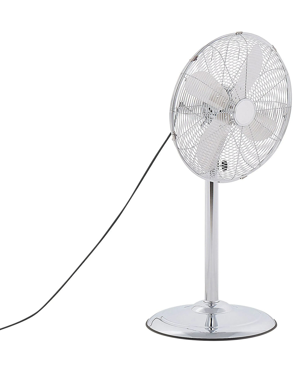 Ventilateur de sol Argent
