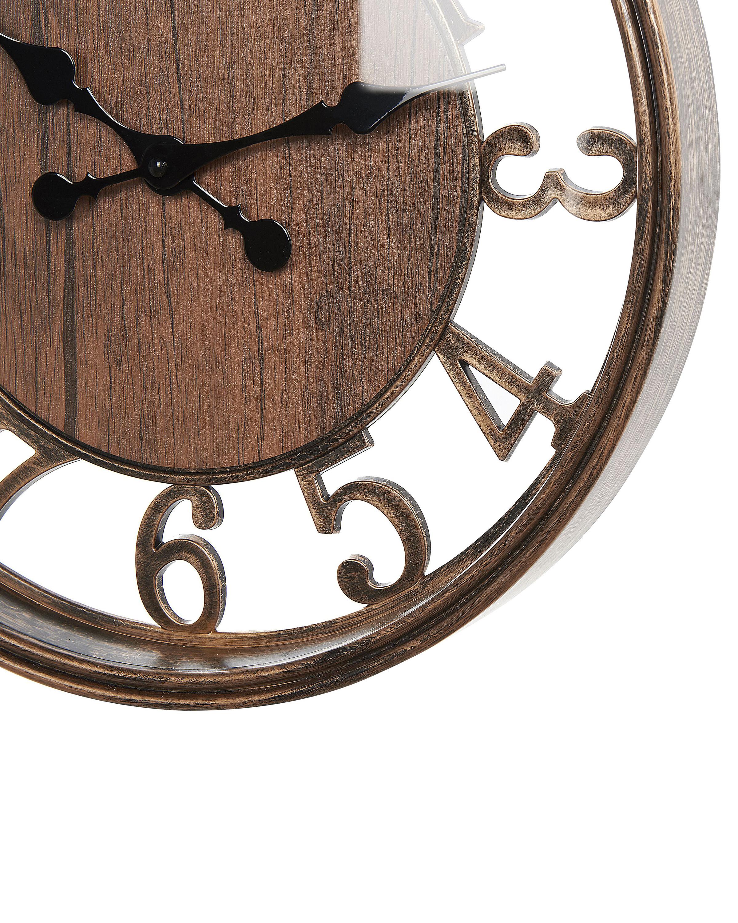 Horloge murale 40 cm Marron