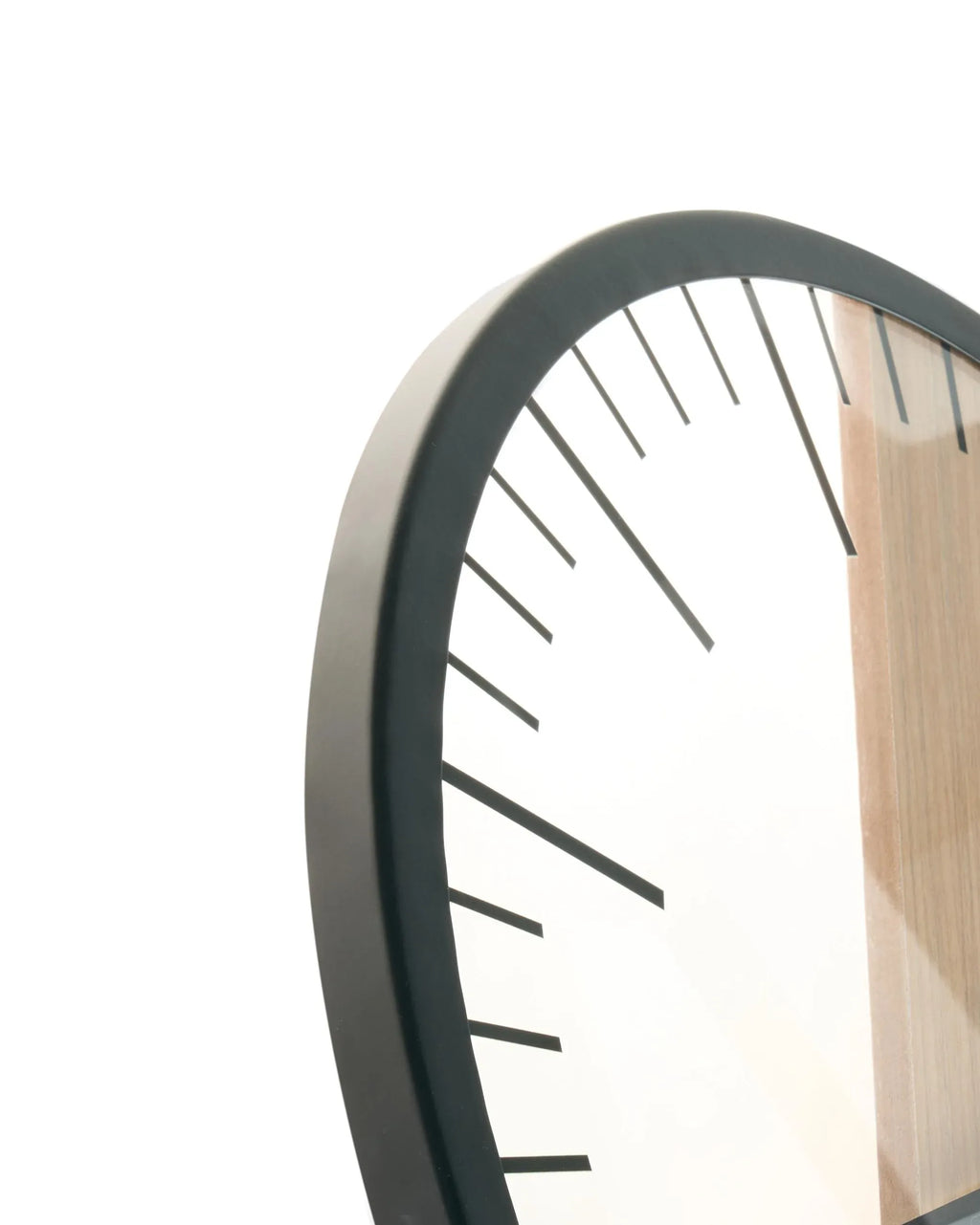 Horloge murale 38 cm Marron/Noir