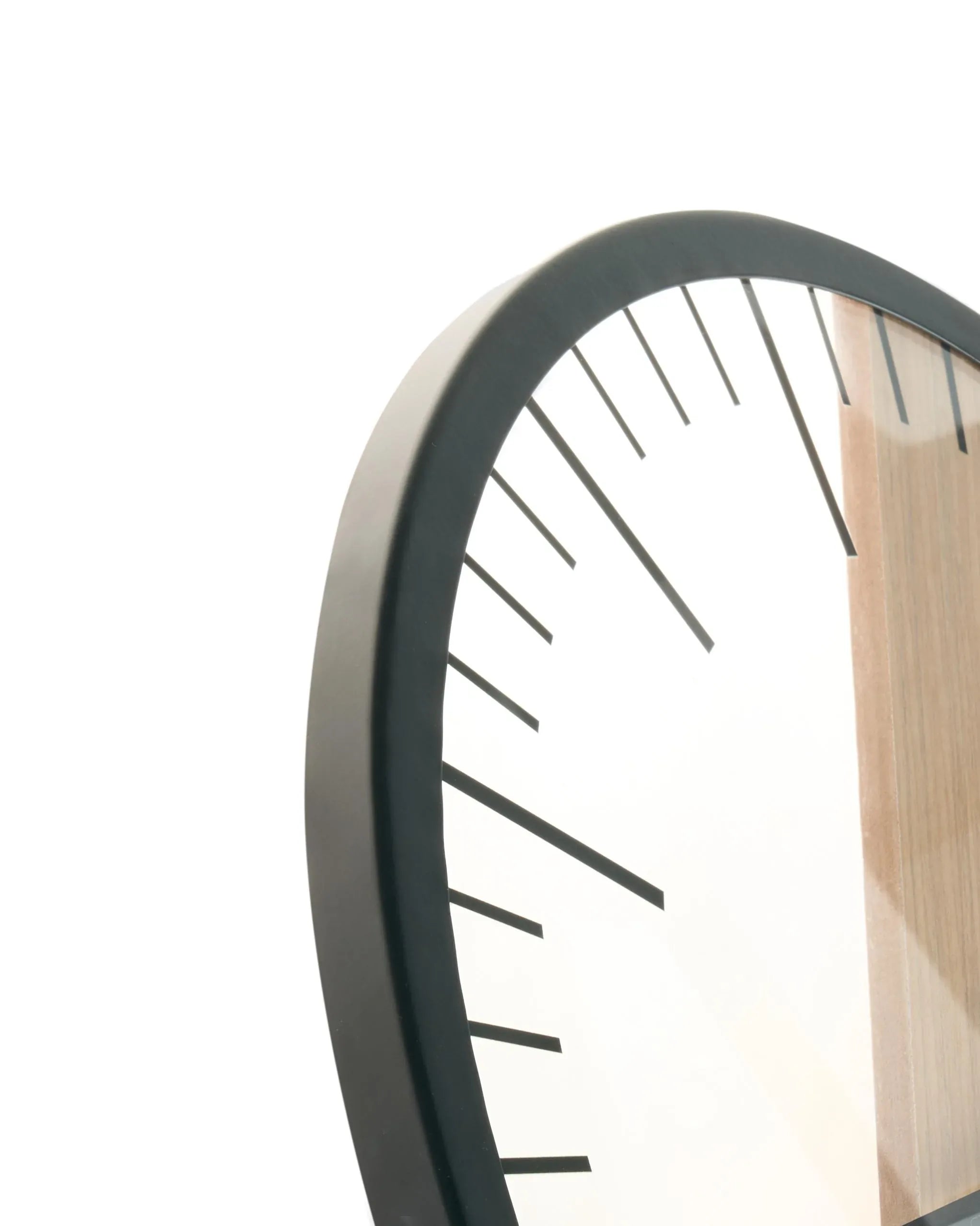 Horloge murale 38 cm Marron/Noir