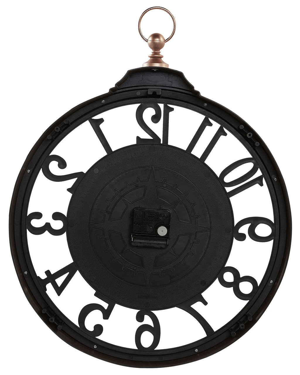 Horloge murale 44 cm Noir