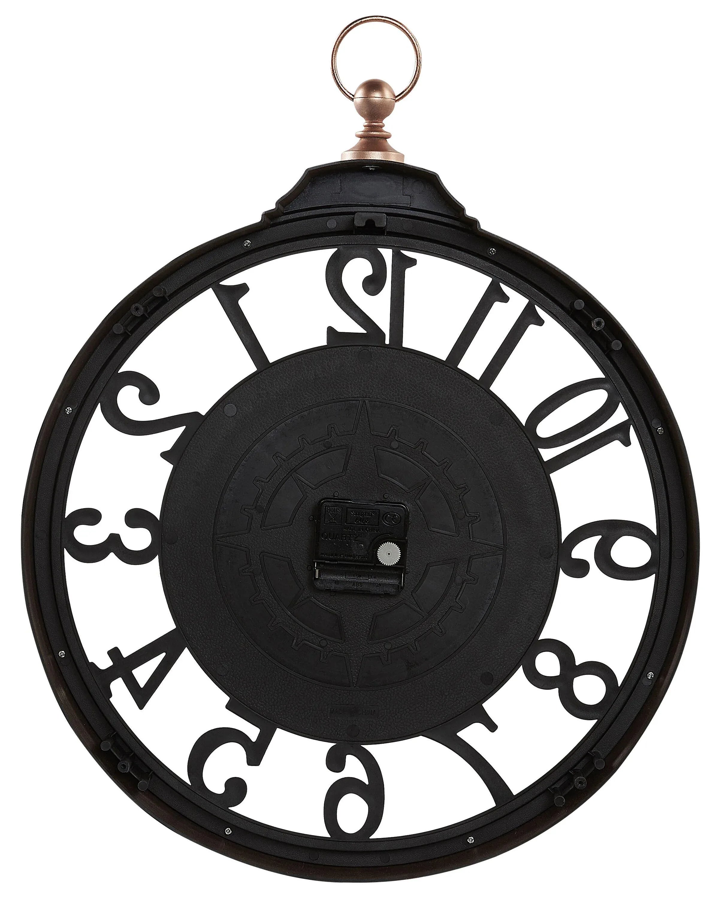 Horloge murale 44 cm Noir