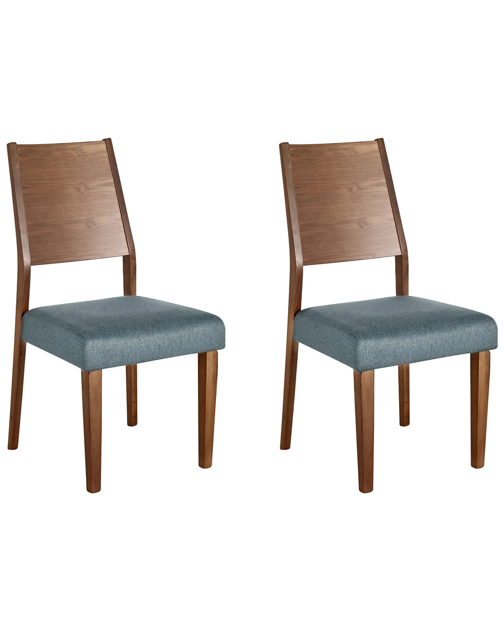 Set di 2 sedie da pranzo ELMIRA Legno Grigio