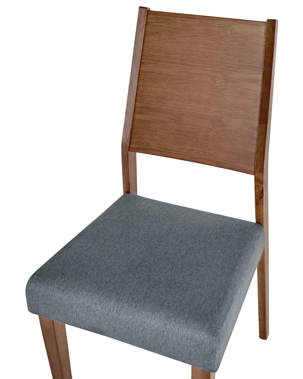 Lot de 2 chaises de salle à manger Bois Gris