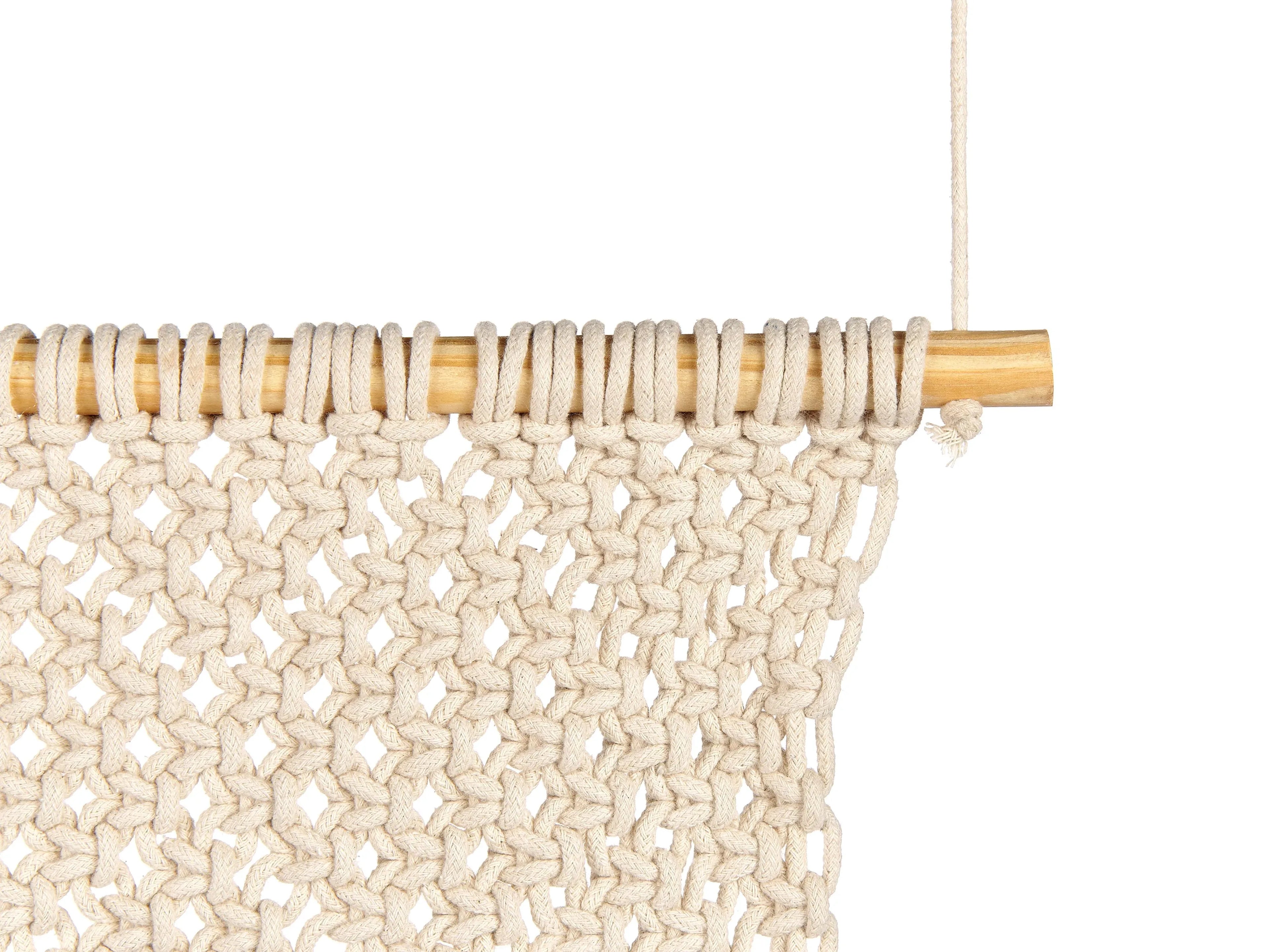 Décoration murale en coton 126 cm Beige