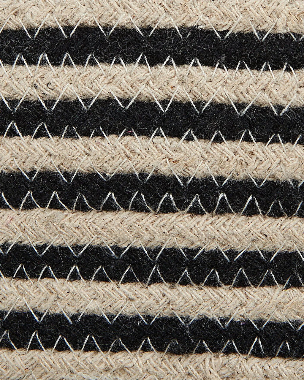 Panier en coton noir