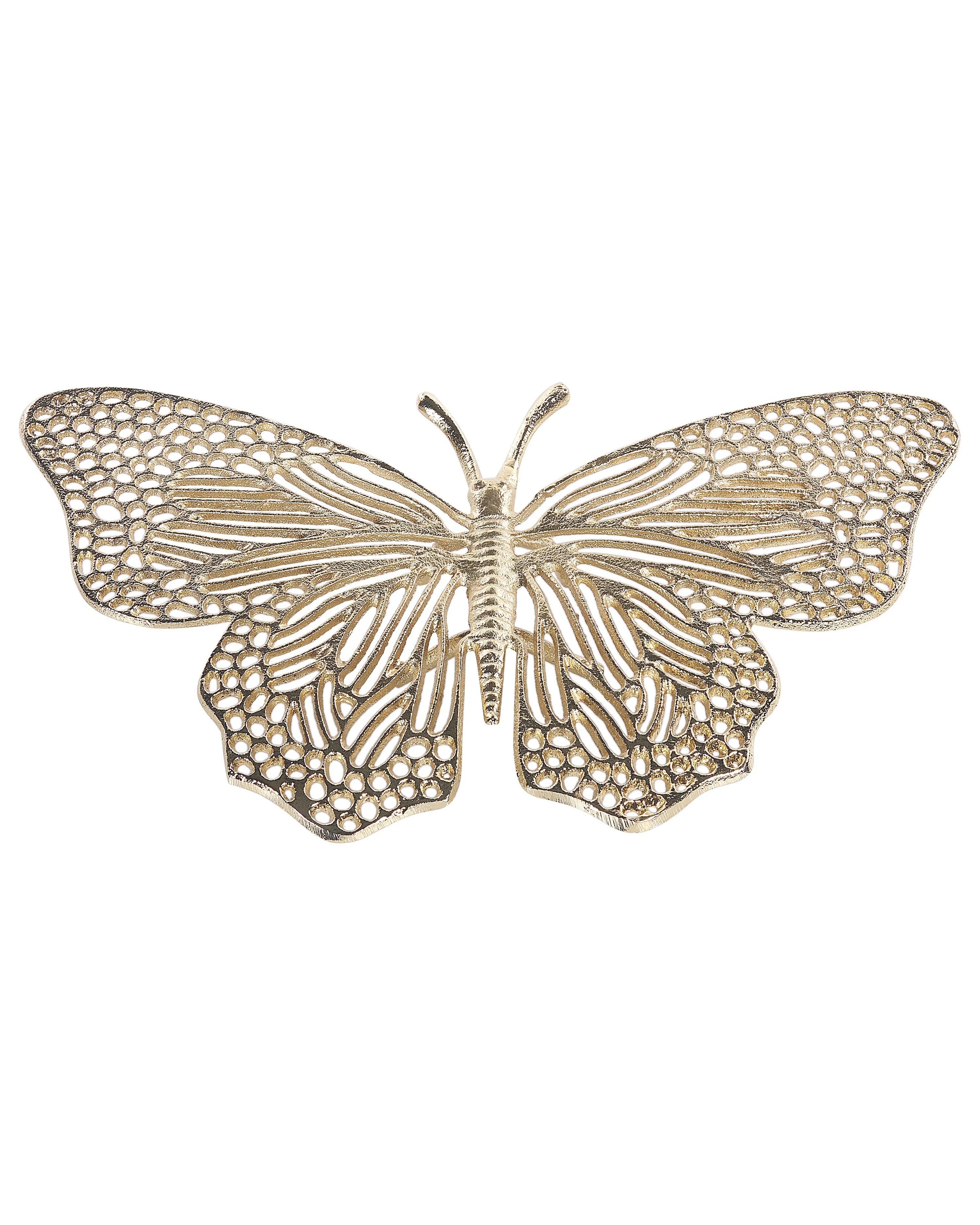 Accessoire décoratif Papillon Métal Doré