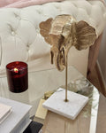 Accessoire décoratif Éléphant Métal Doré