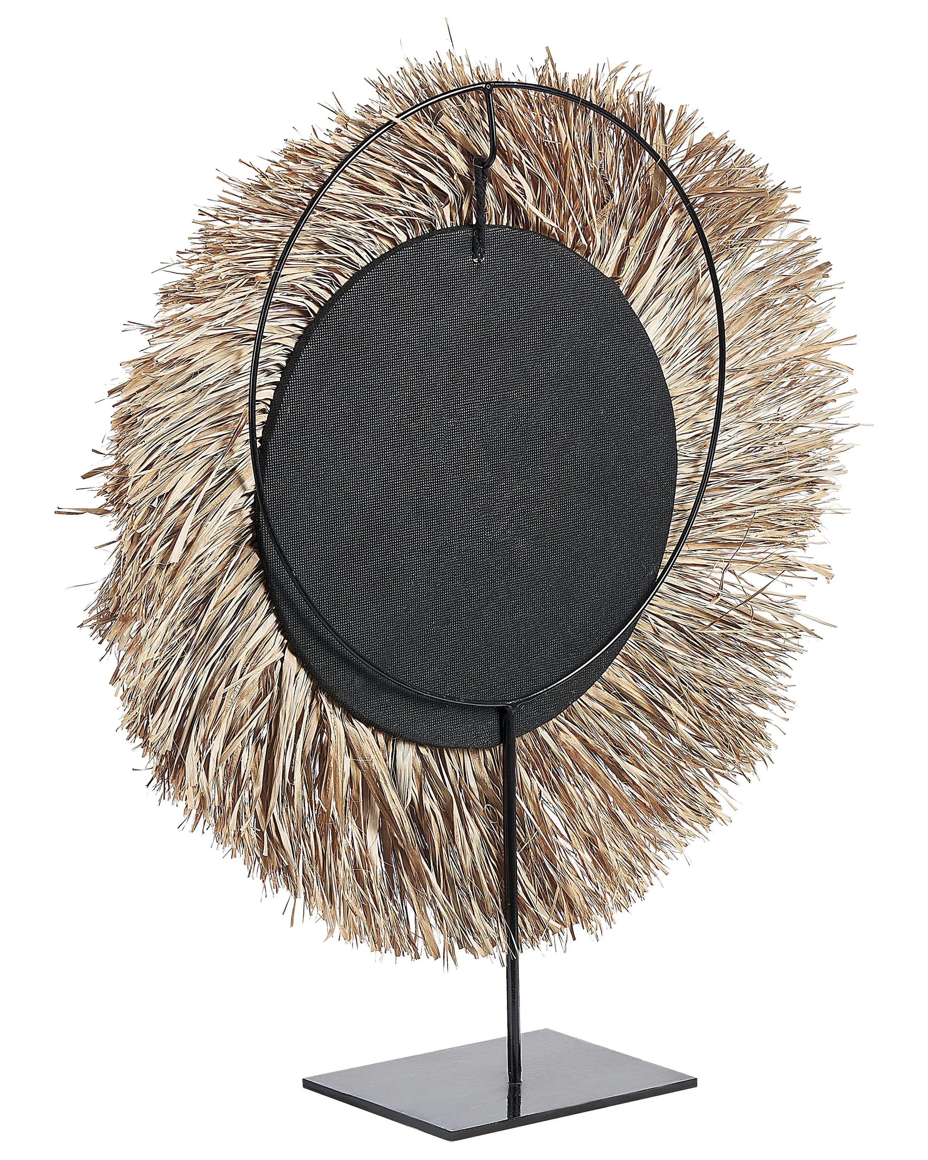 Accessoire décoratif en paille naturelle
