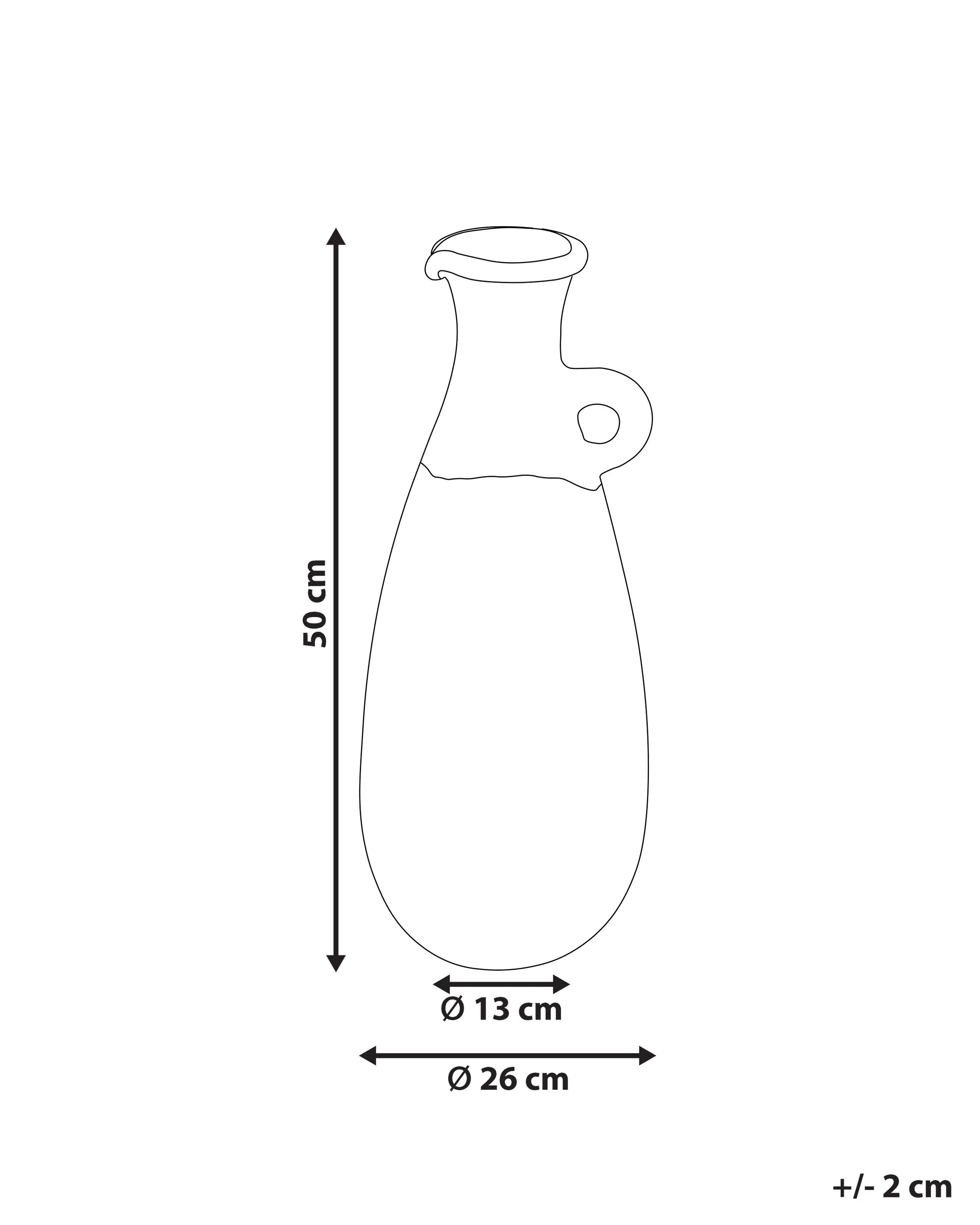 Vase décoratif Céramique 50 cm Vert
