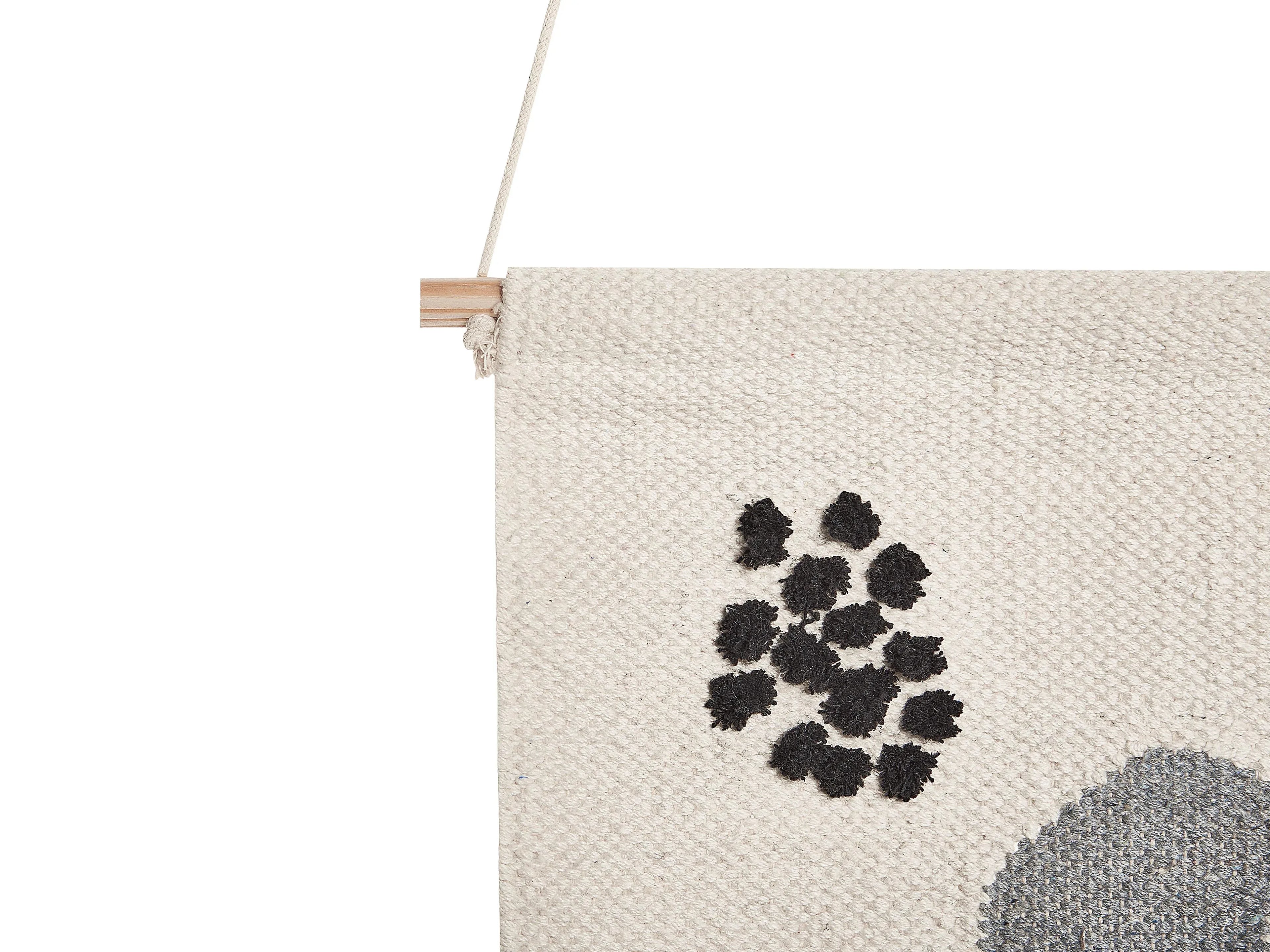 Décoration murale en coton 90 cm multicolore
