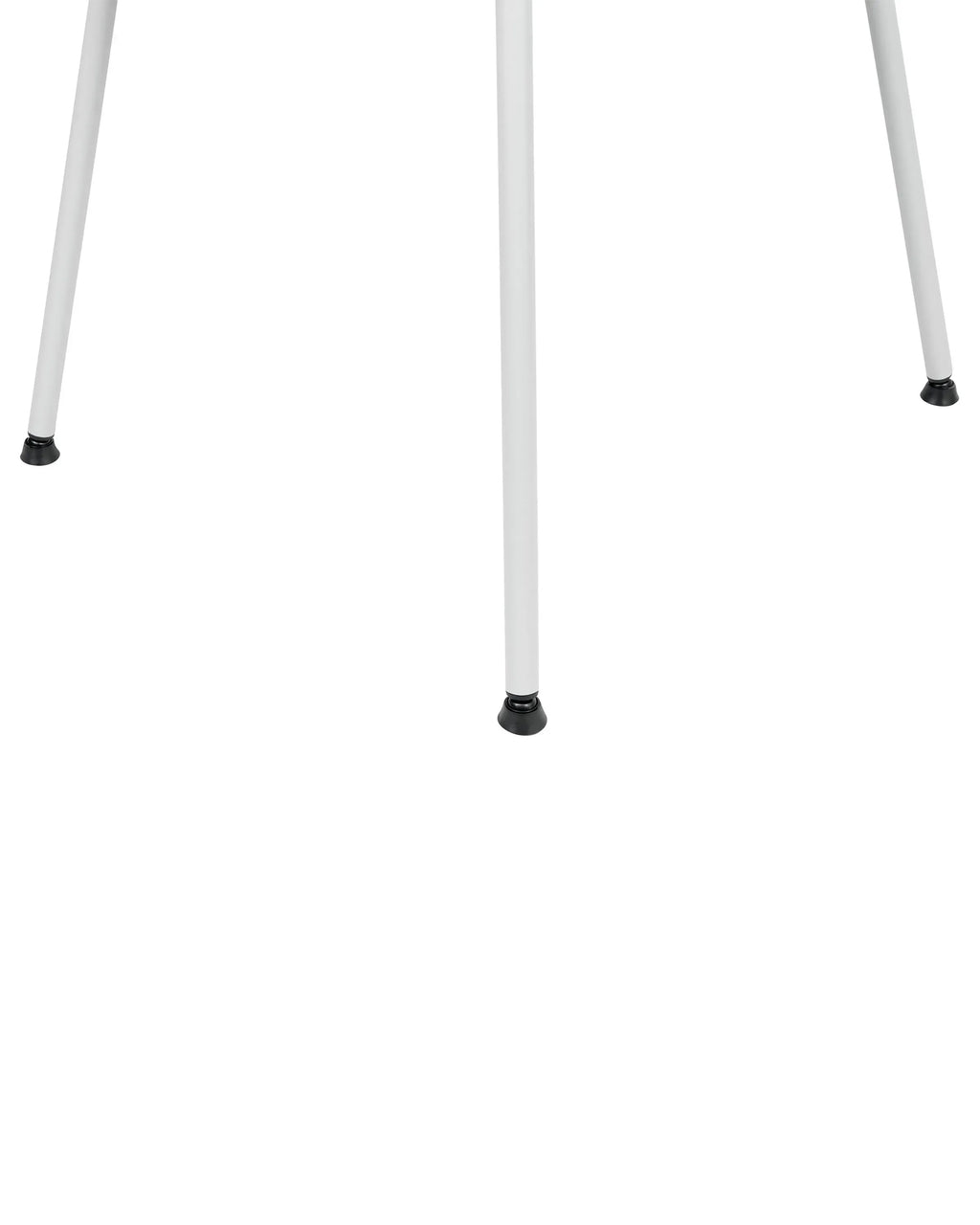 Lot de 2 chaises de salle à manger en polypropylène blanc