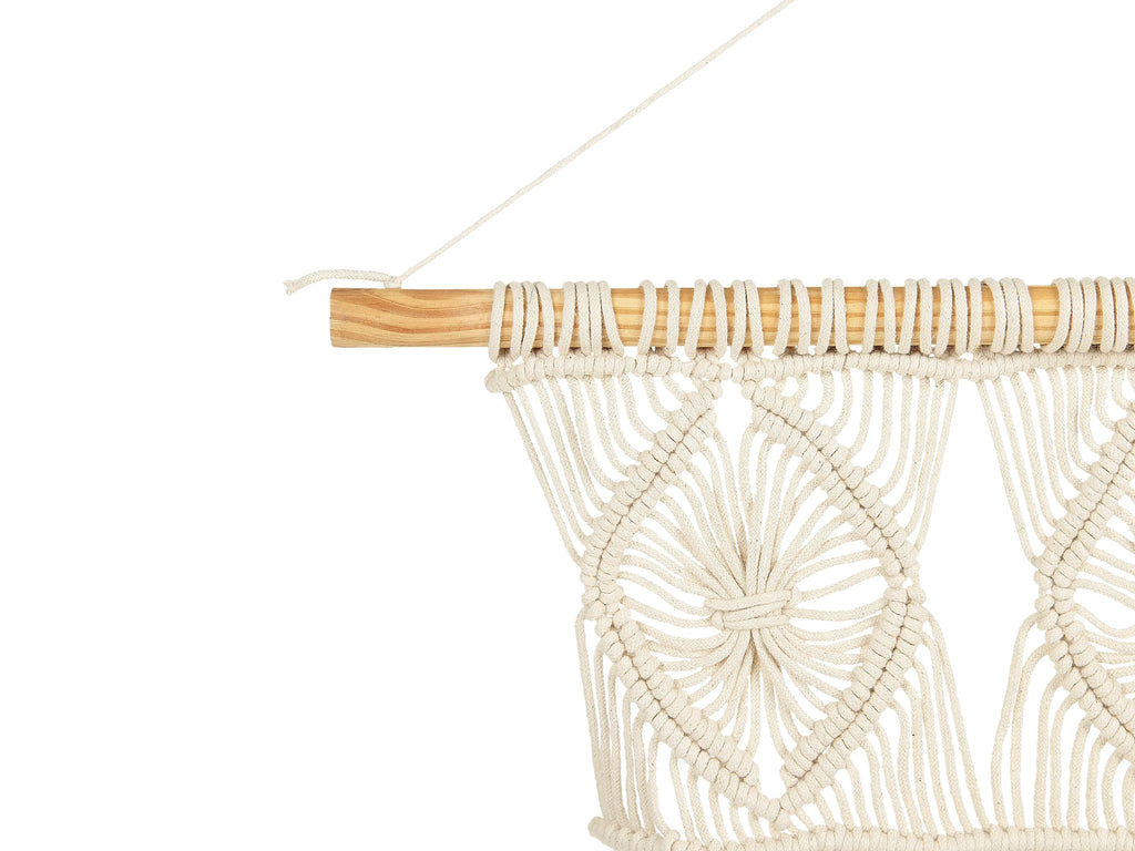 Décoration murale en coton 118 cm Beige