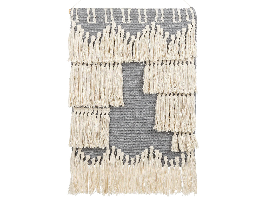 Decorazione da parete in tessuto MAHRI Cotone 106 cm Grigio