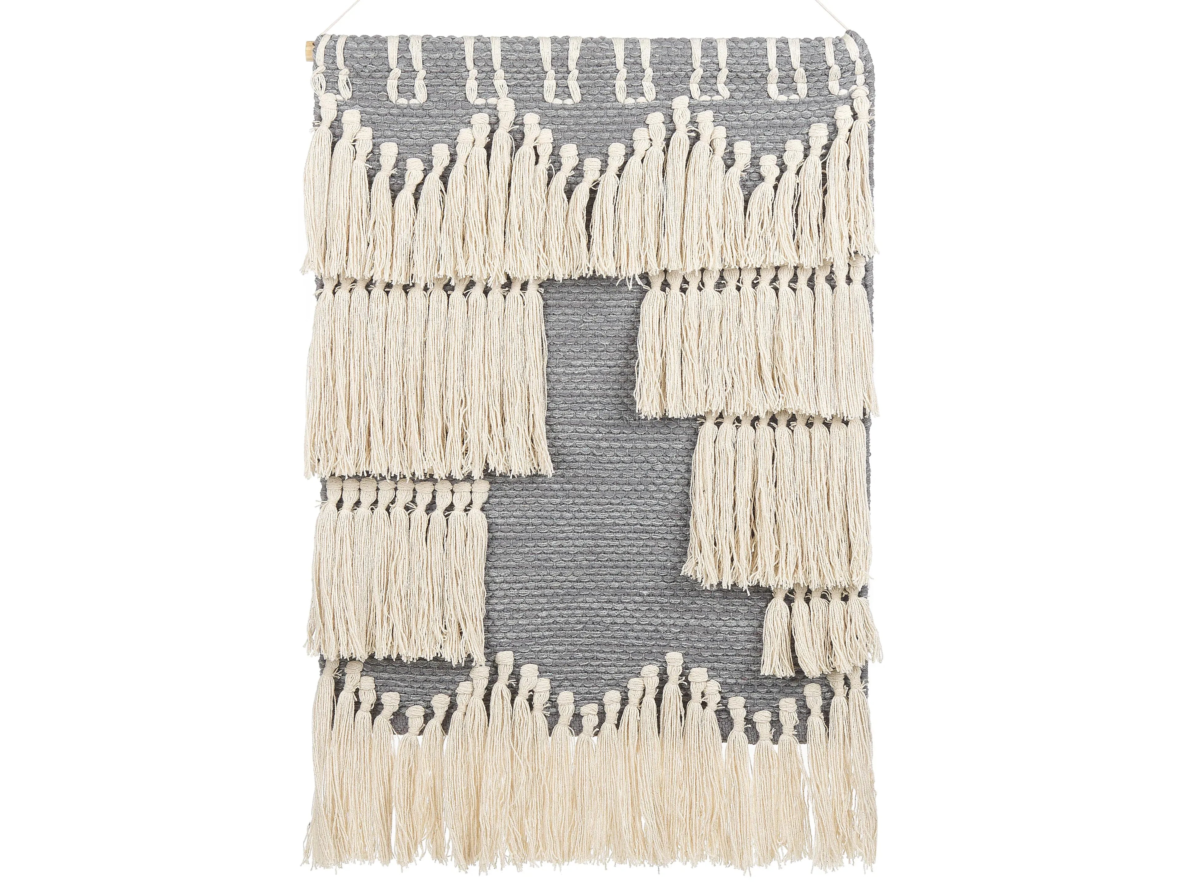 Decorazione da parete in tessuto MAHRI Cotone 106 cm Grigio