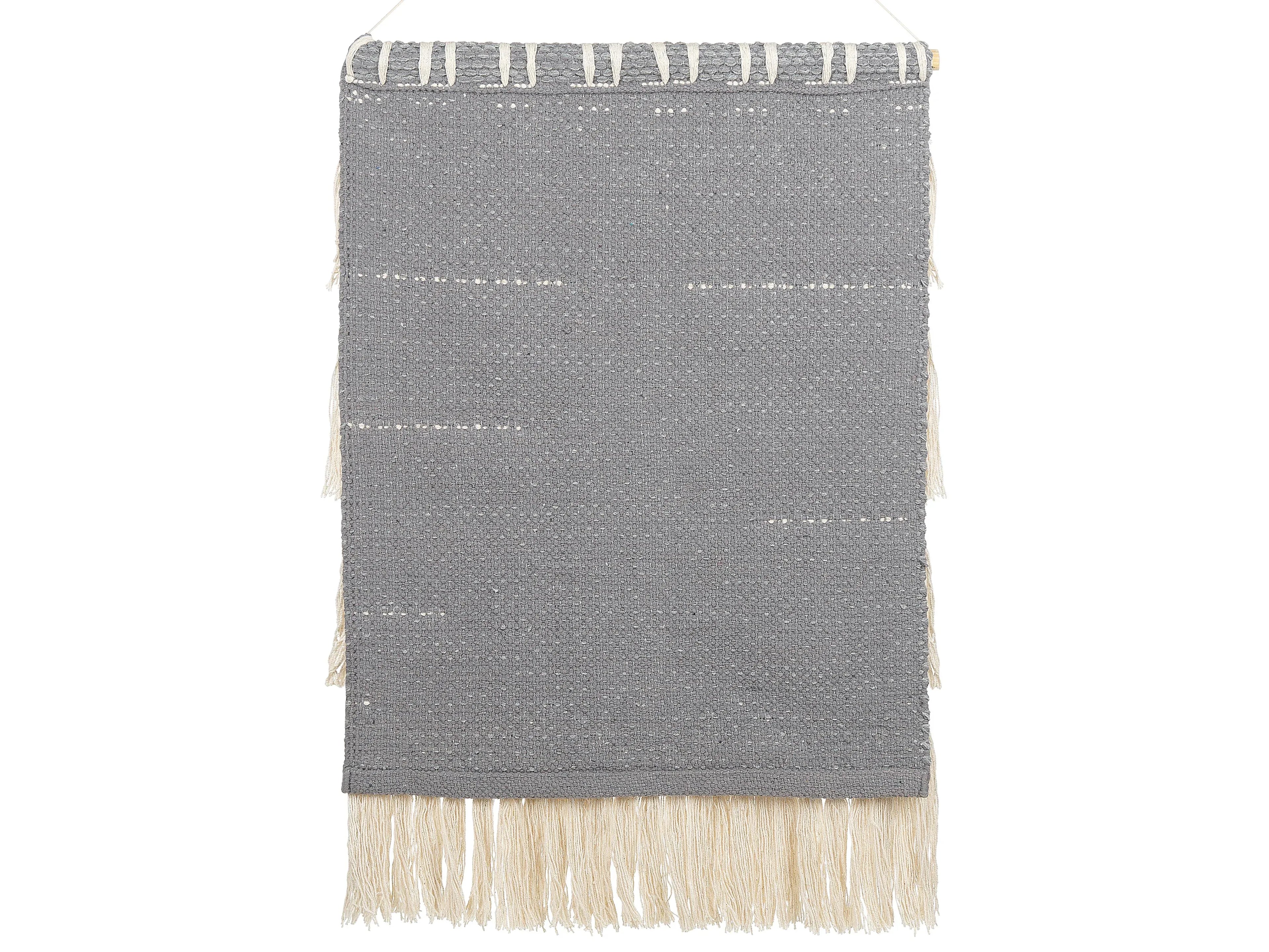 Décoration murale en coton 106 cm Gris