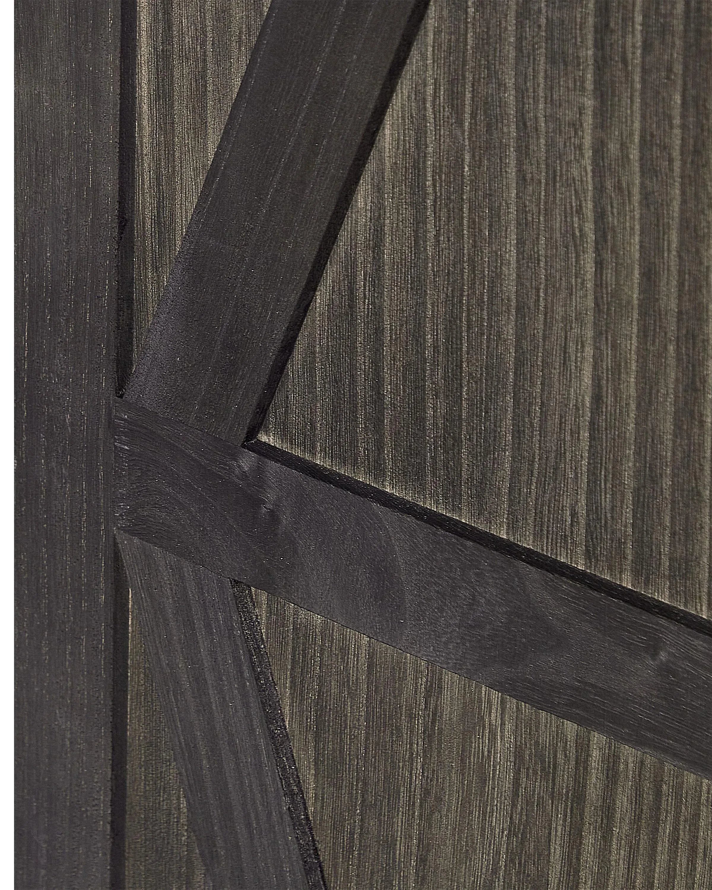 Paravent 4 panneaux marron foncé 163x170 cm