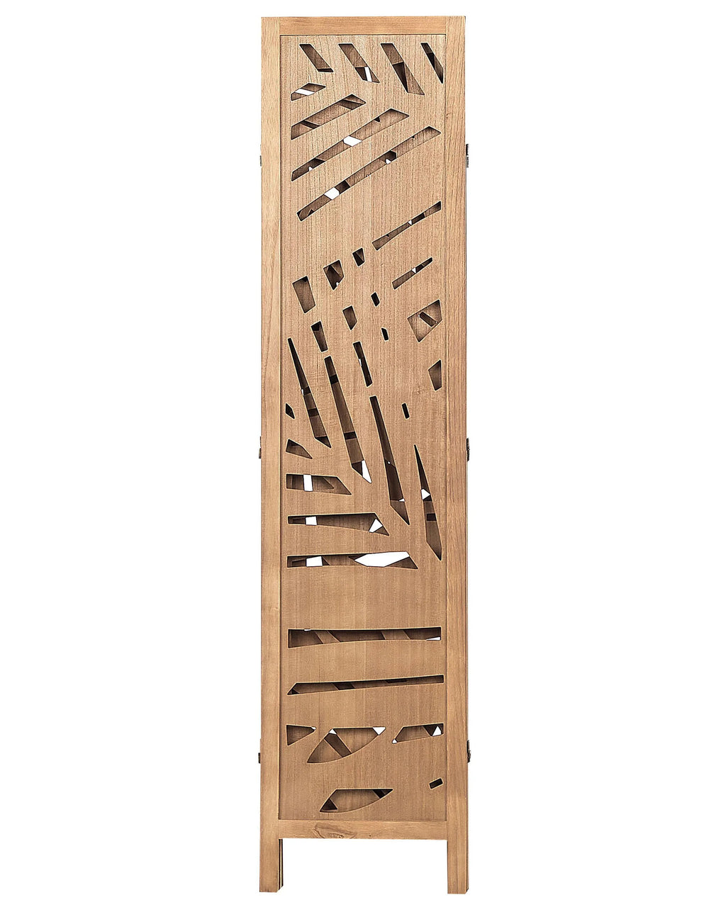 Séparateur de pièce à 3 panneaux marron clair 122x170 cm