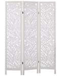 Divisorio per ambienti a 3 pannelli MELAGO Bianco 122 cm 170 cm
