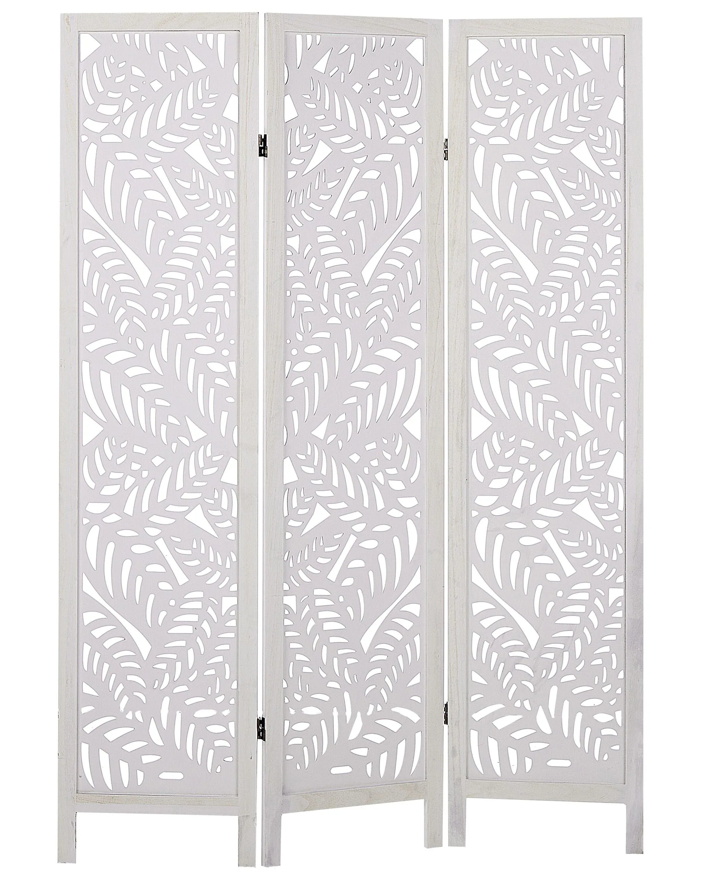 Divisorio per ambienti a 3 pannelli MELAGO Bianco 122 cm 170 cm