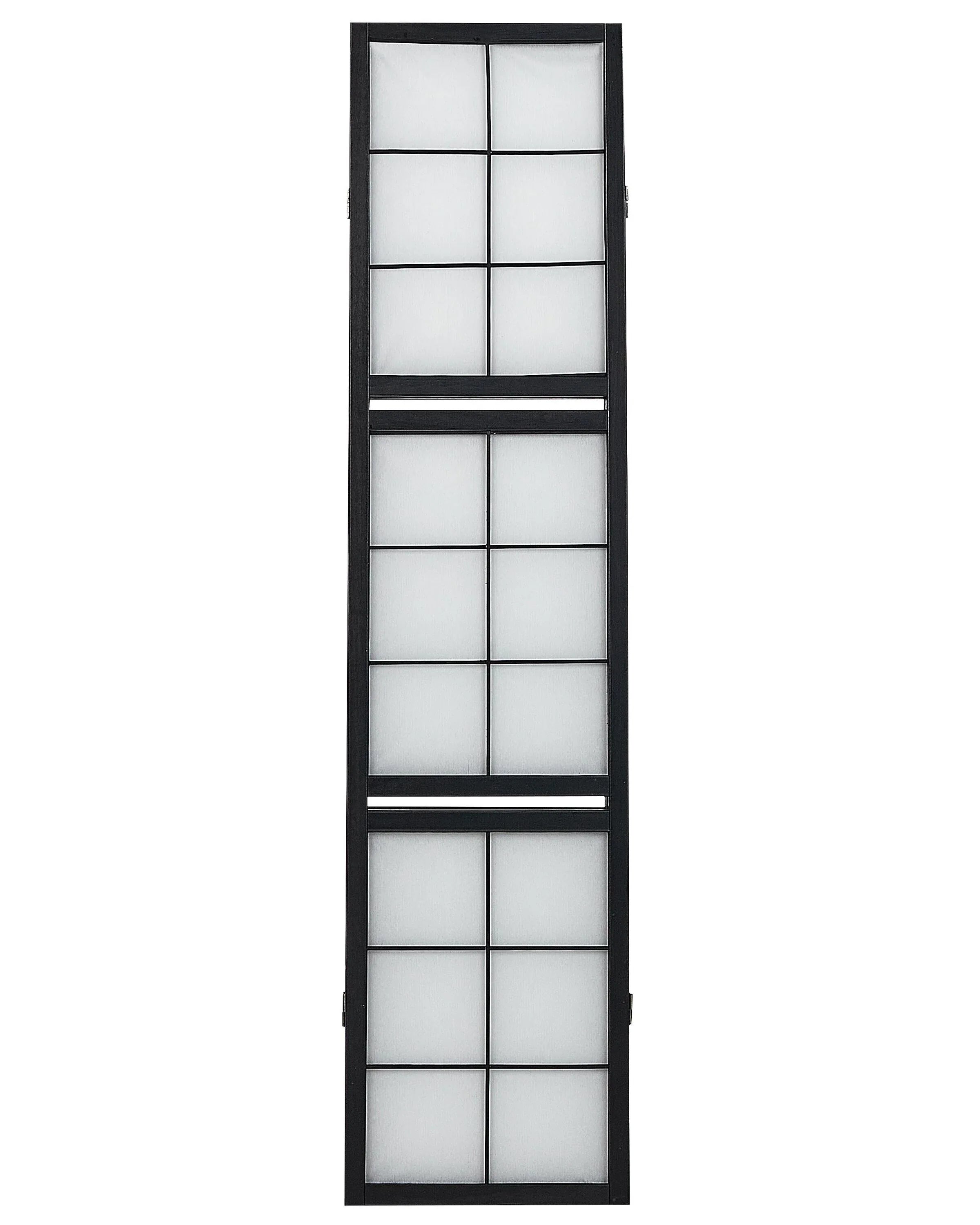 Paravent 4 panneaux noir 120x170 cm