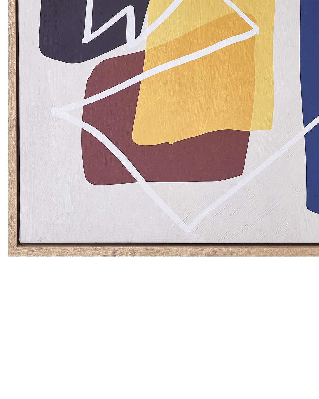 Impression sur toile Motif abstrait 63x99 cm Multicolore