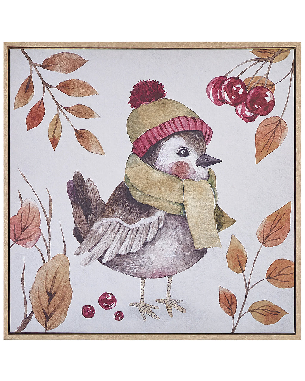 Stampa su tela CASTRO Motivo animale 63 x 63 cm Multicolore
