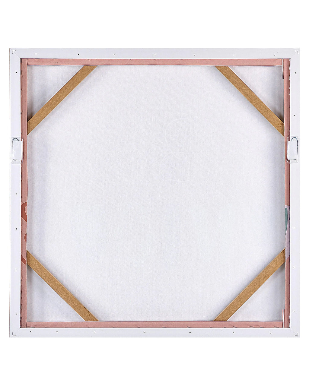 Impression sur toile Motif enfant 63x63 cm Rose