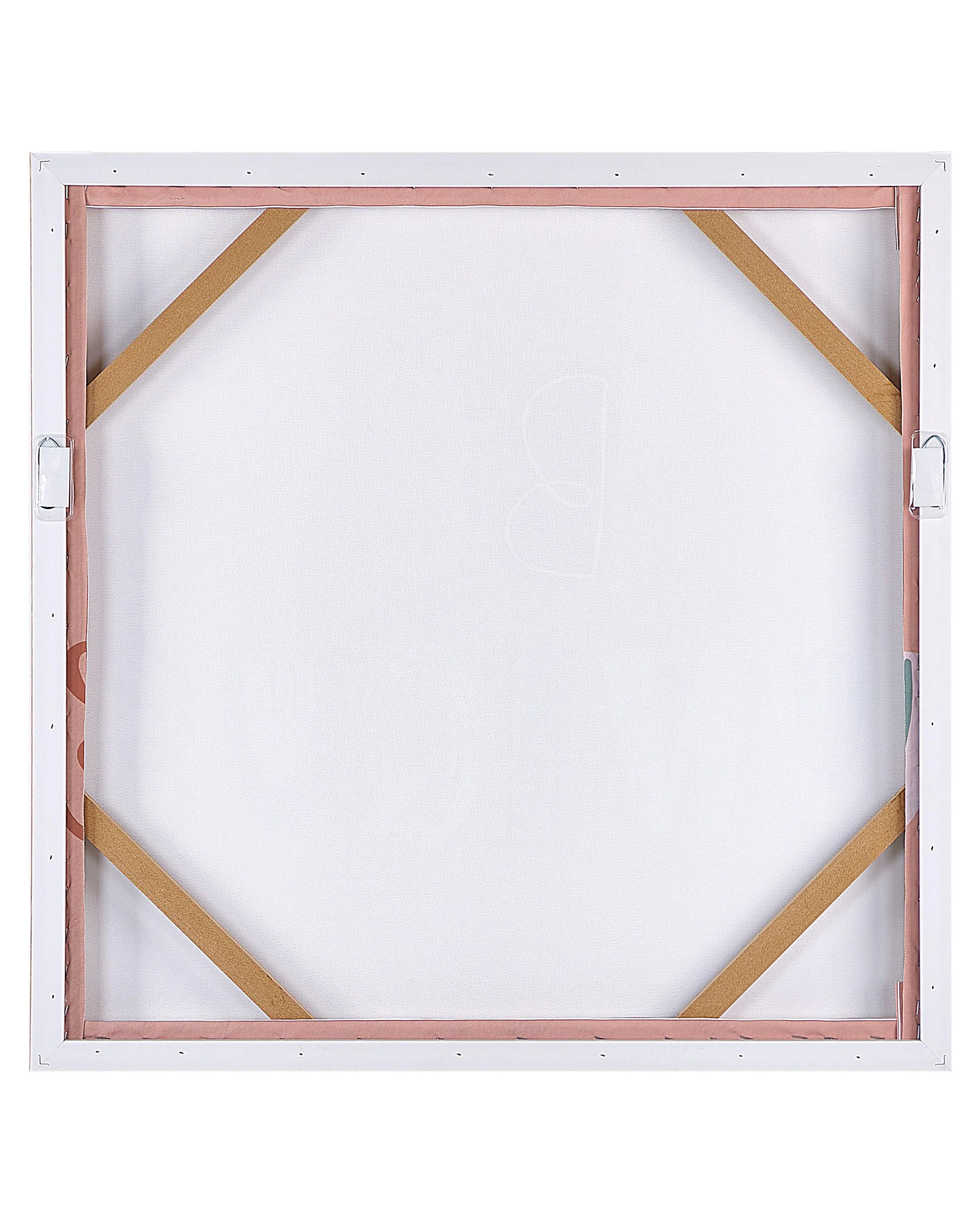 Impression sur toile Motif enfant 63x63 cm Rose