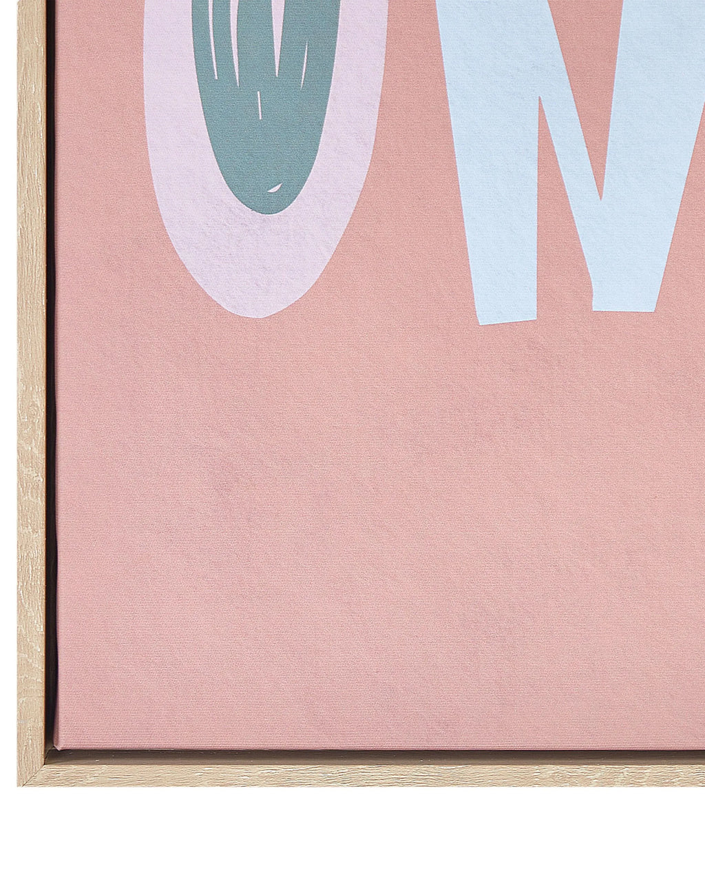 Impression sur toile Motif enfant 63x63 cm Rose