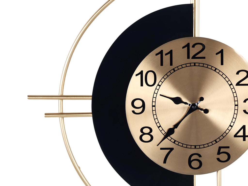 Horloge murale 59 cm Métal Doré