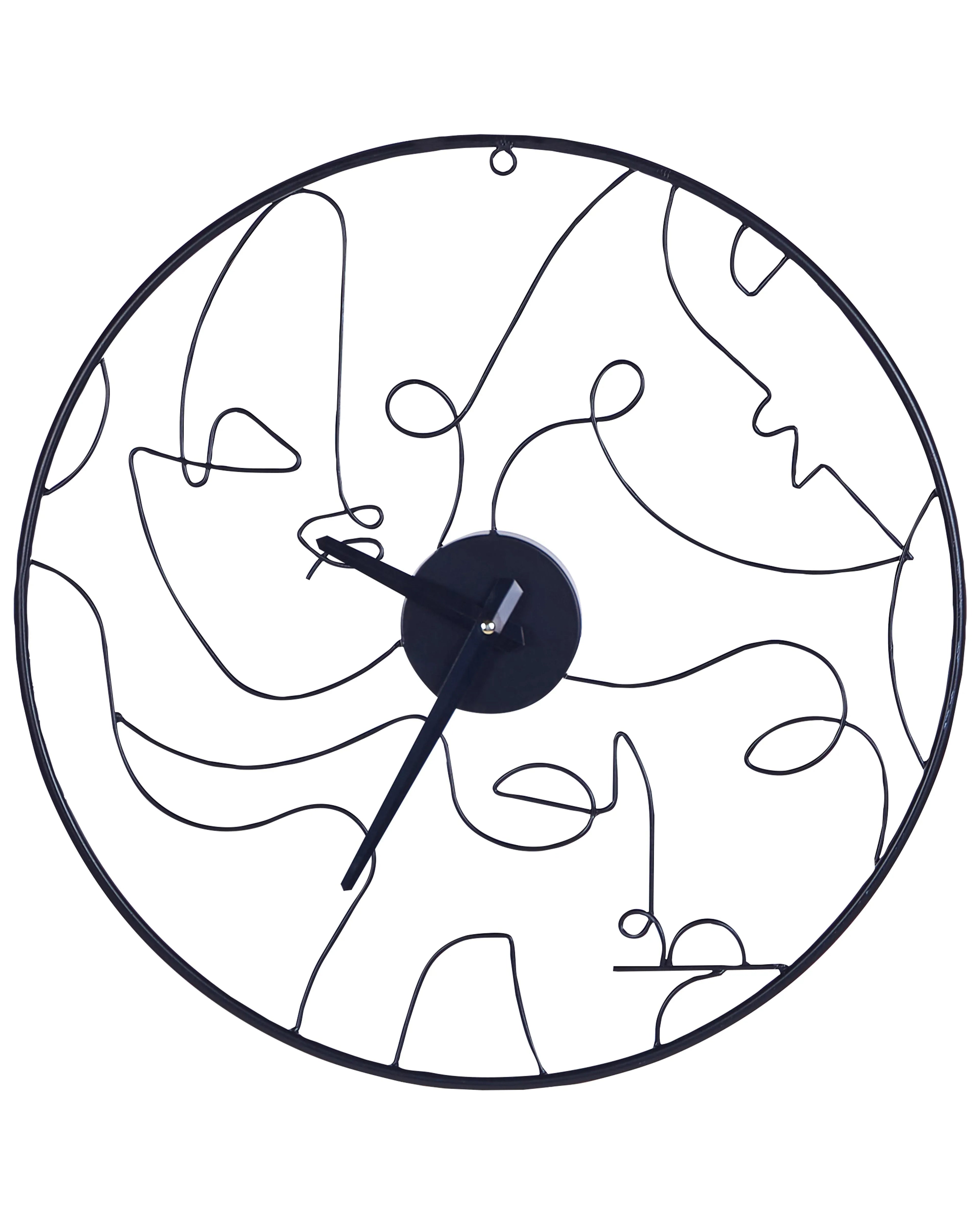 Orologio da parete MENTON 50 cm Metallo Nero