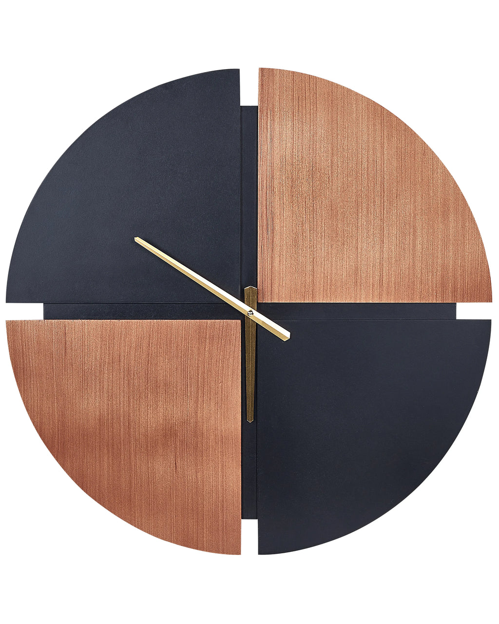 Orologio da parete ARAMON 60 cm Marrone/Nero