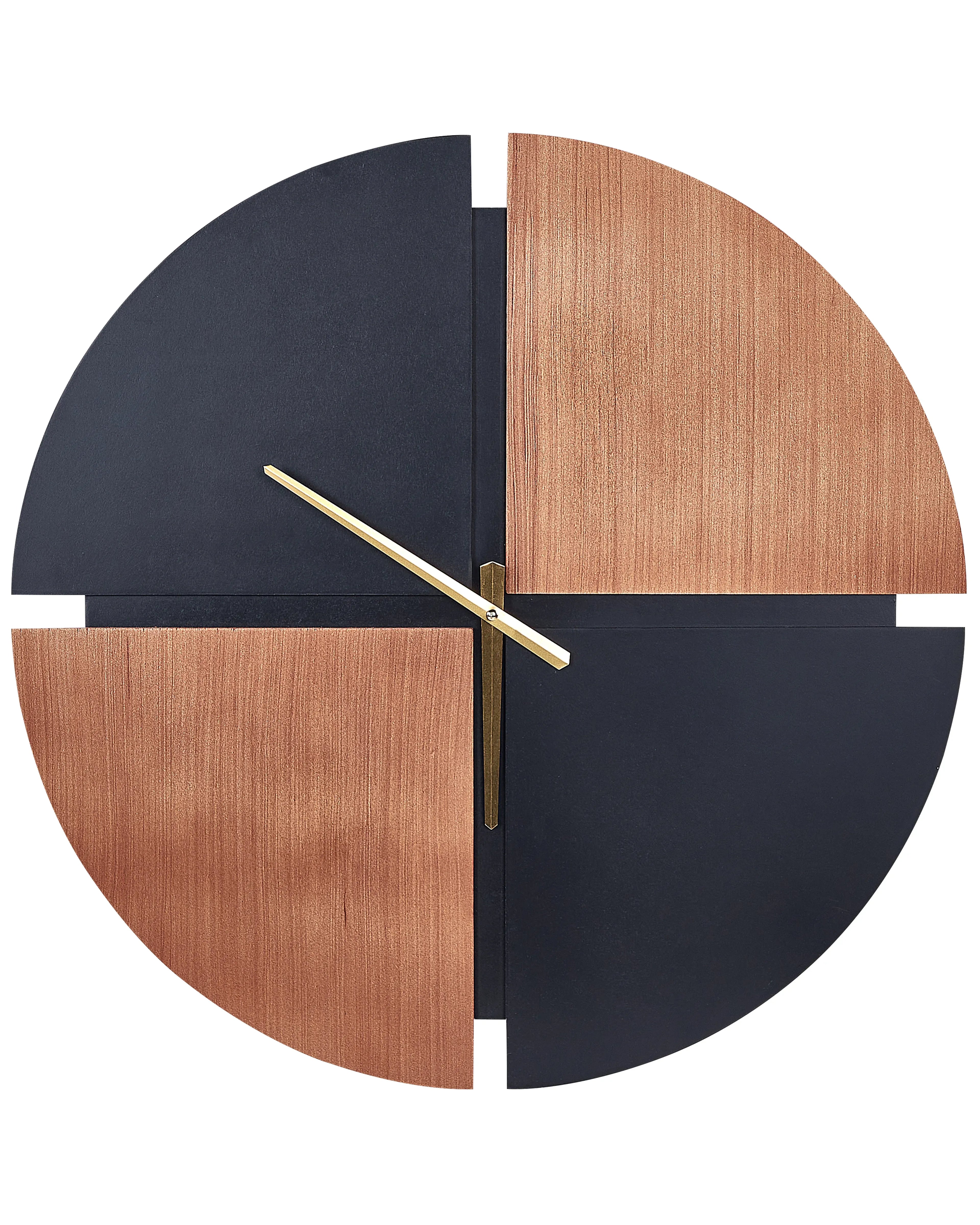 Orologio da parete ARAMON 60 cm Marrone/Nero