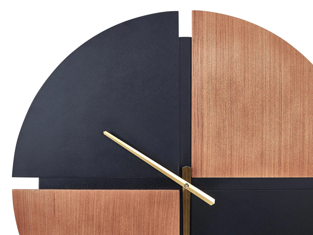 Horloge murale 60 cm Marron/Noir