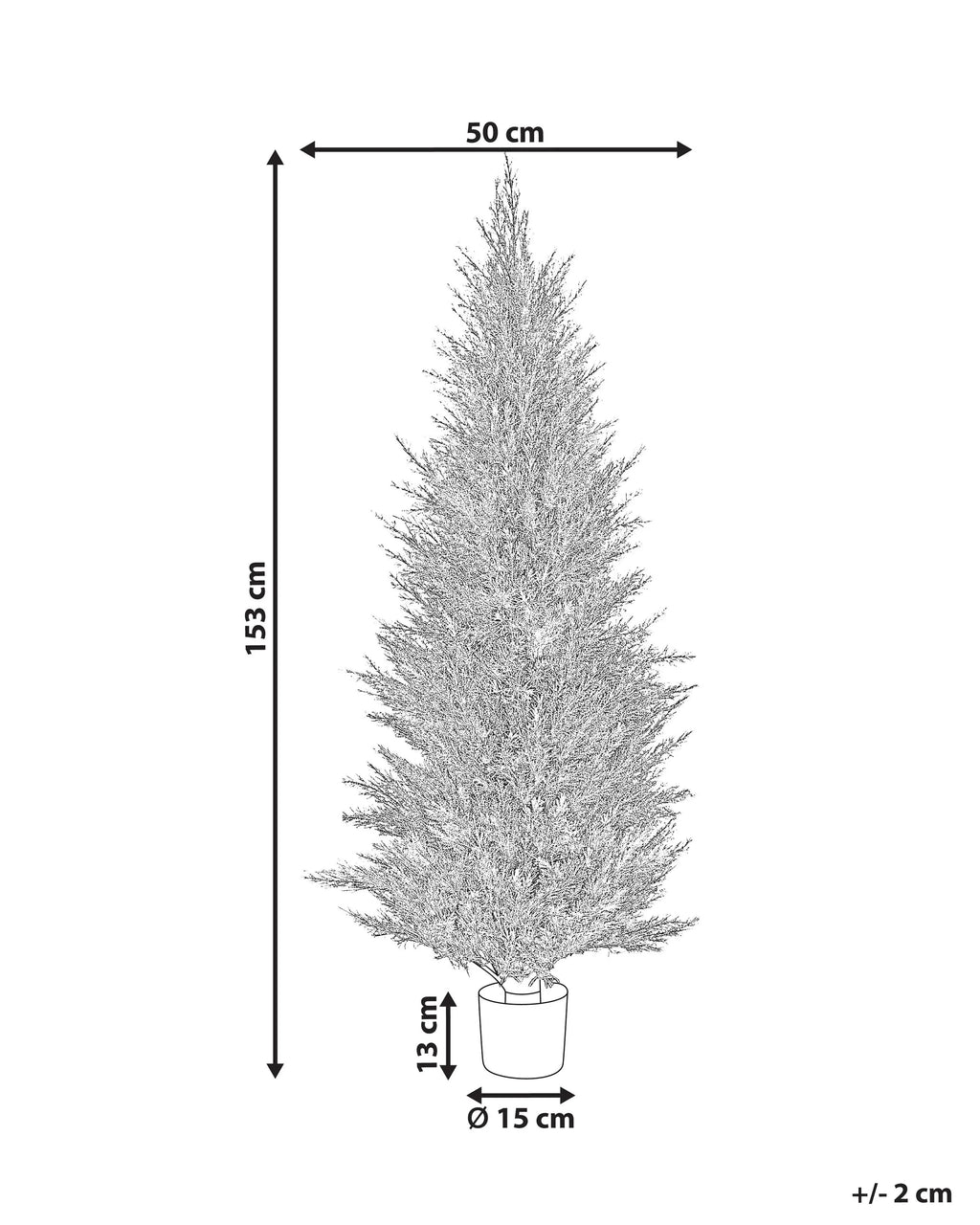 Plante artificielle CÈDRE 153 cm Vert