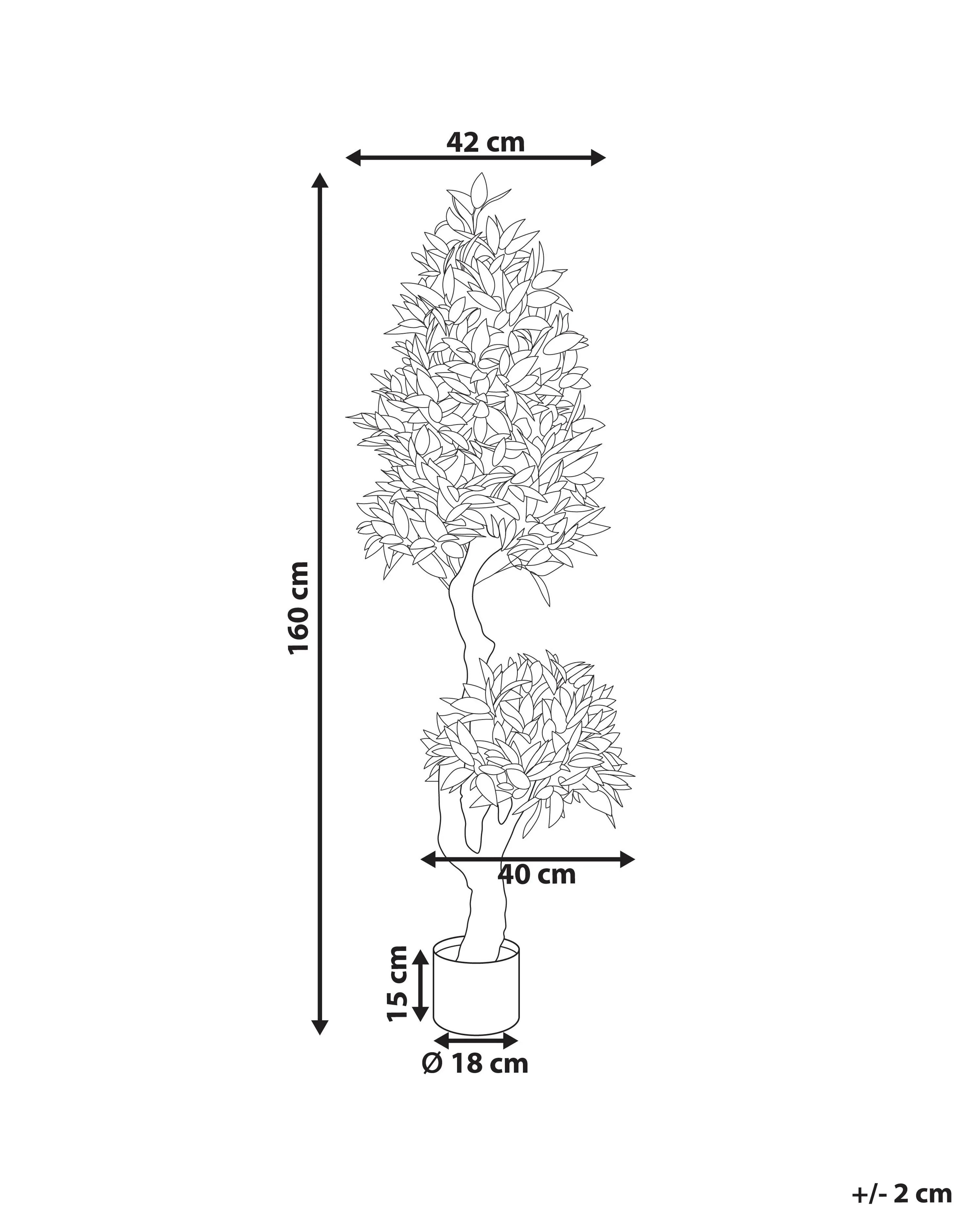 Plante artificielle 160 cm Vert