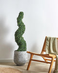 Plante artificielle BUIS SPIRALE 120 cm Vert