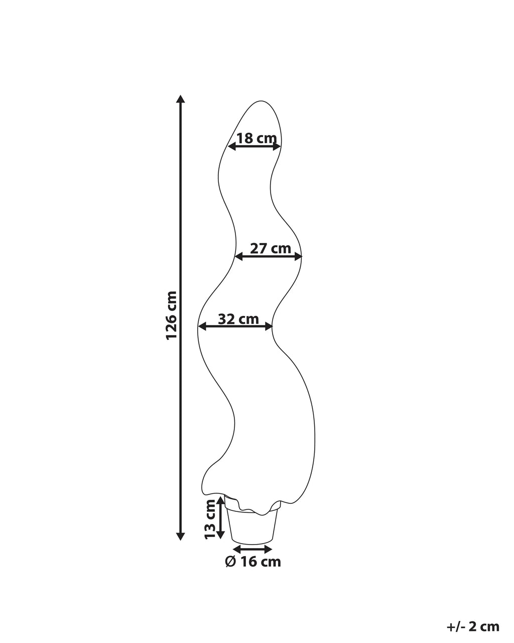 Plante artificielle CYPRESS SPIRAL TREE 126 cm Vert