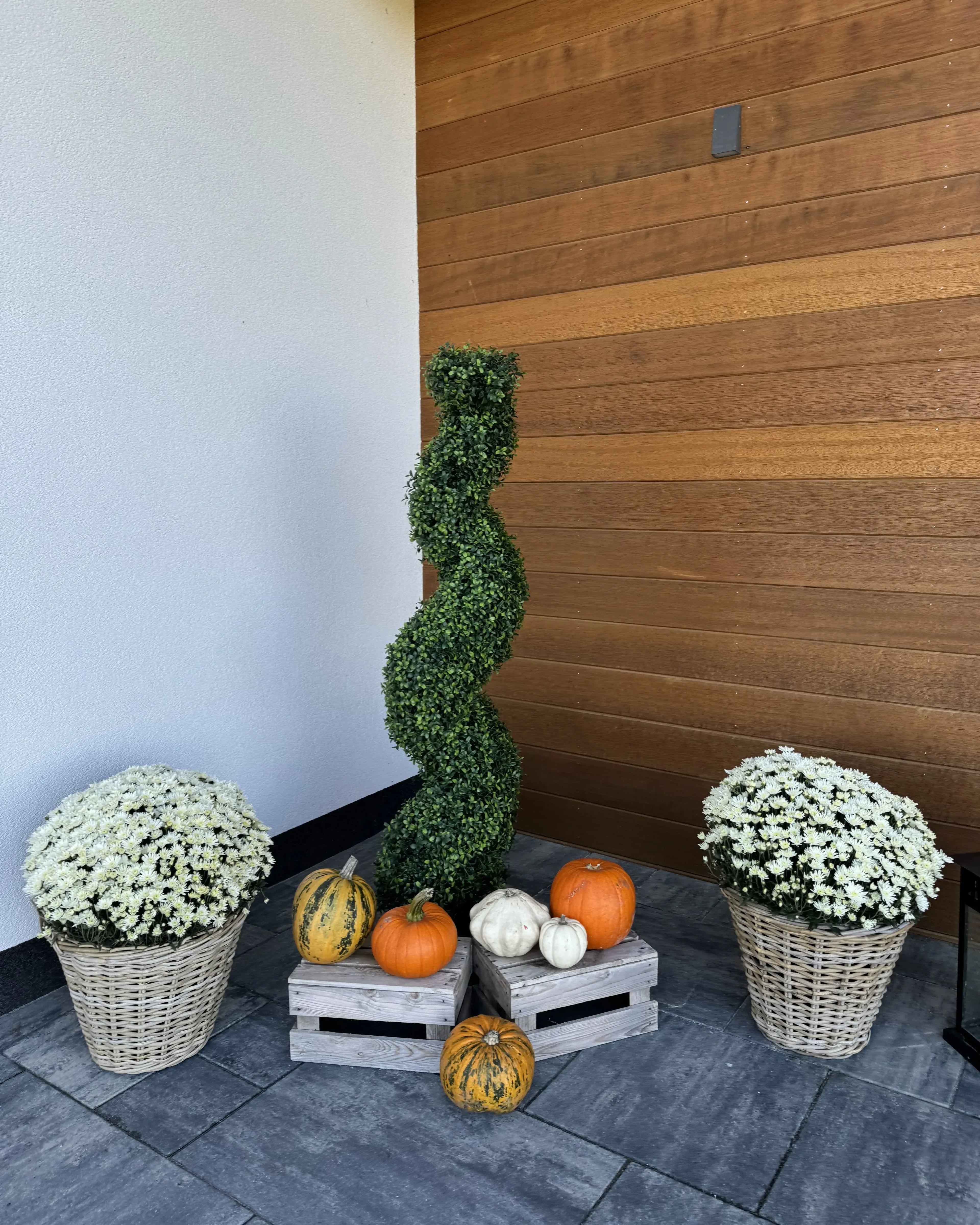 Plante artificielle BUXUS SPIRAL TREE 98 cm Vert