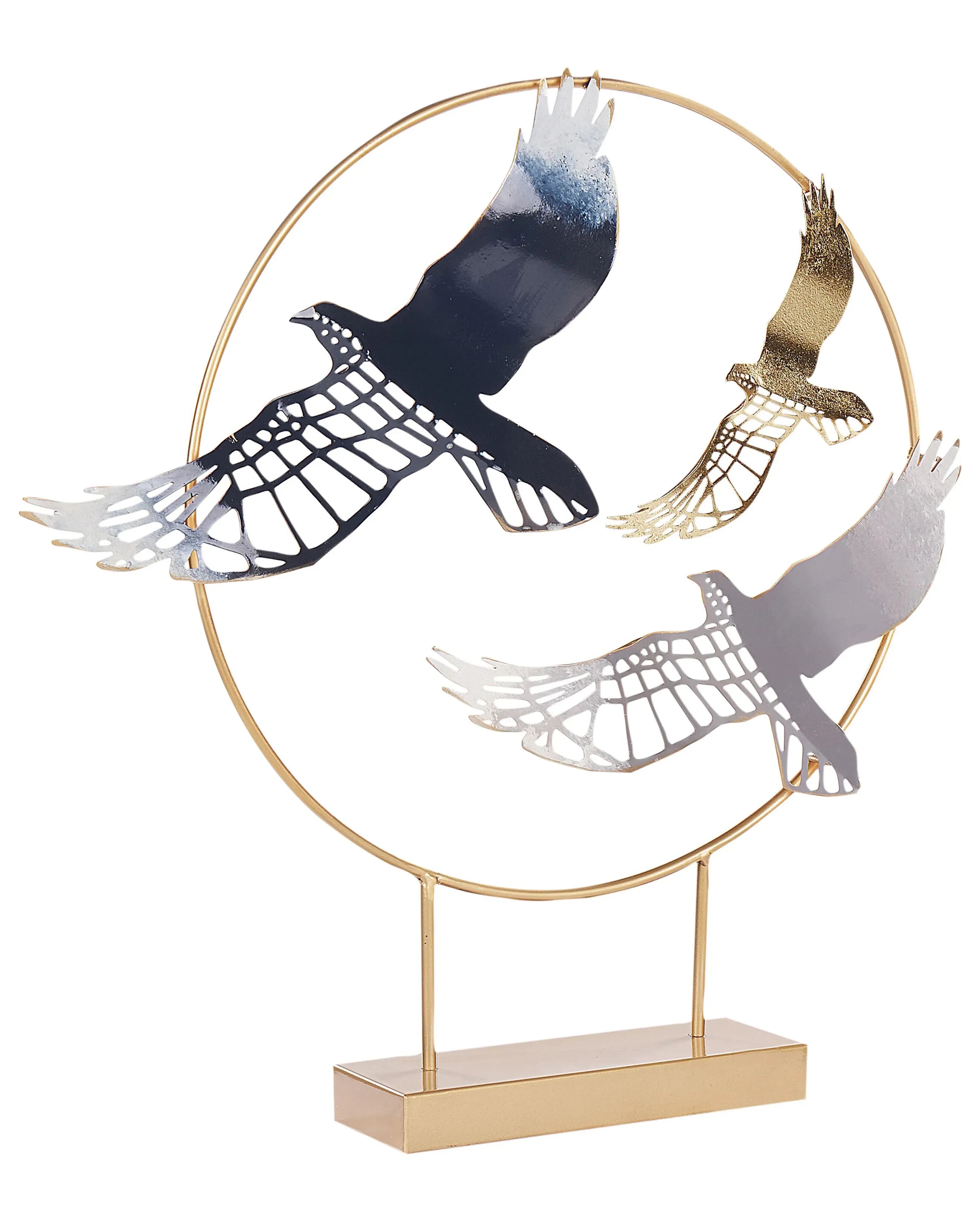 Accessoire décoratif Oiseau Métal Doré