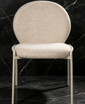 Ensemble de 2 chaises bouclettes beige clair